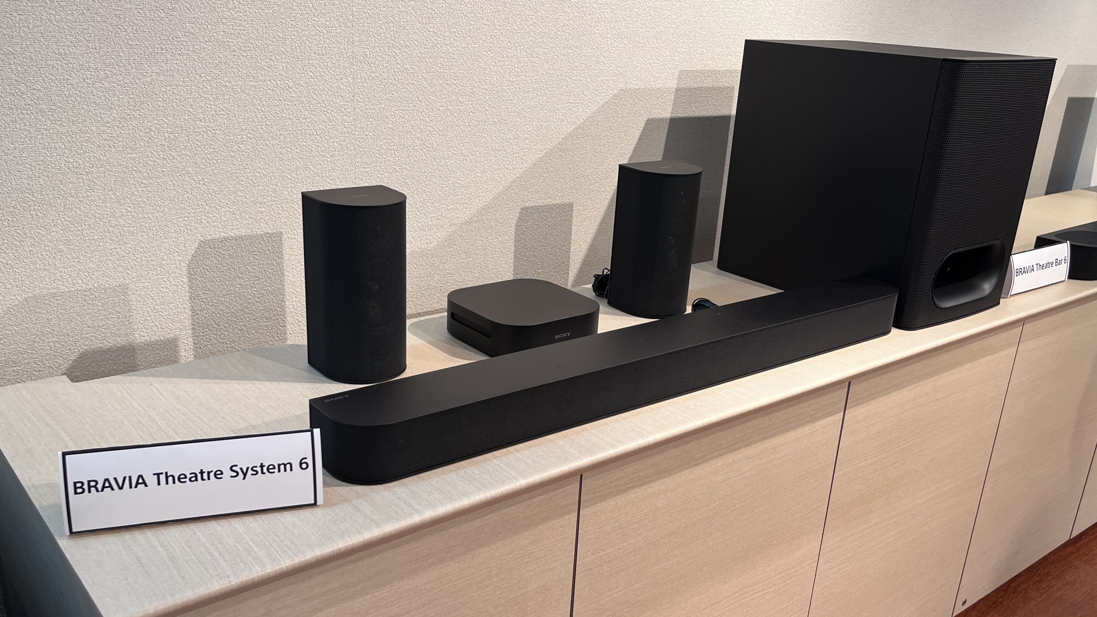 Sony Bravia Theater System 6 on table