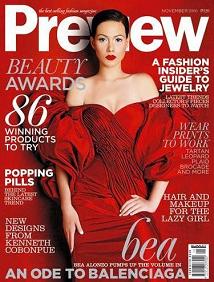 Bea Alonzo Preview magazine cover - November 2008